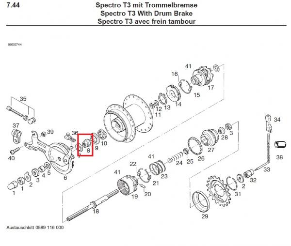 STELLKONUS SRAM 10,5x22,5